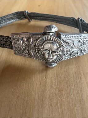 19th Century Indian Sterling Silver Bracelet